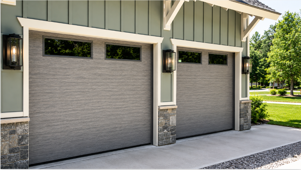 Residential garage door installation in Northern Michigan