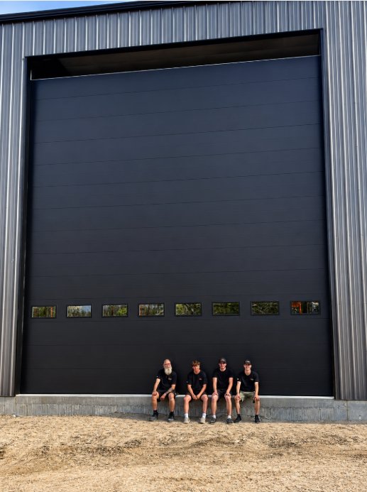 Commercial gate installation by Precise Door Co.